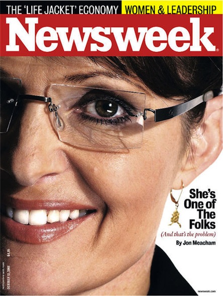 sarah palin newsweek magazine cover. Back; Print Article; Email