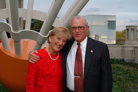 Adele and Don Hall outside museum Photo by Mark McDonald