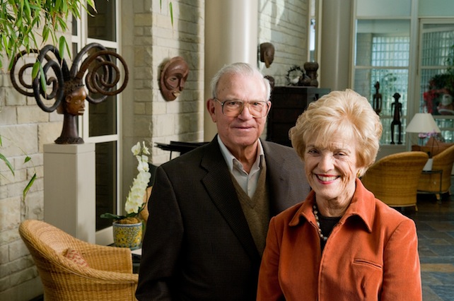 Don and Adele Hall in their home Photo by Mark McDonald